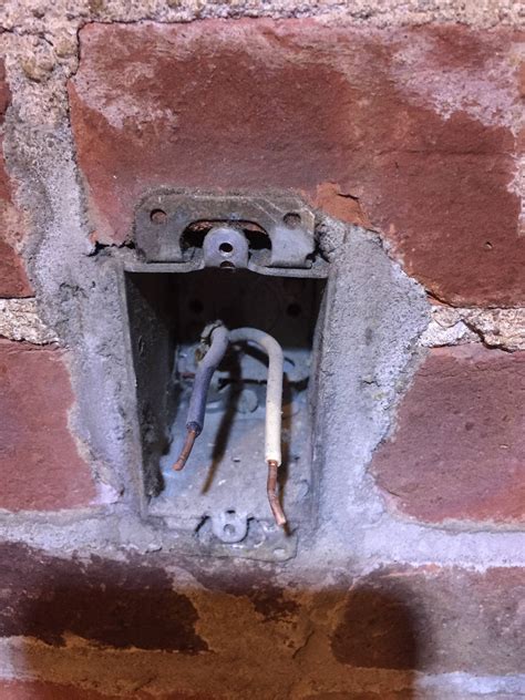 brick mortar electrical box|installing electrical box on wall.